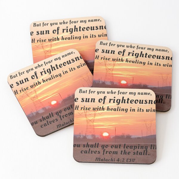Item preview, Malachi 4:2 the sun of righteousness shall rise designed and sold by stella literarium.