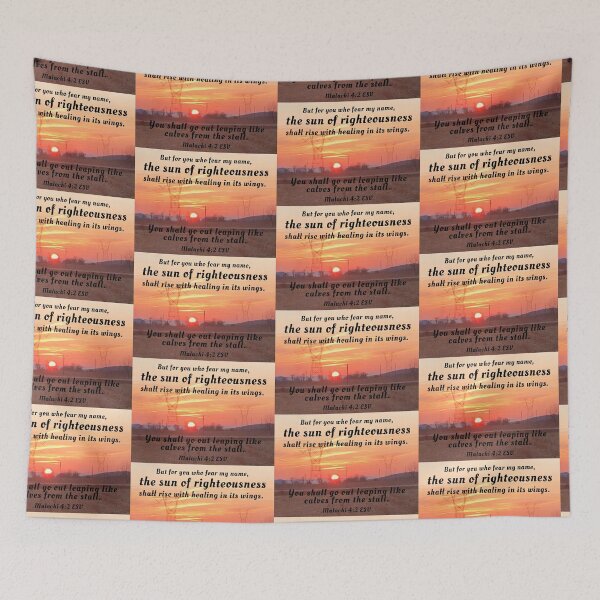 Item preview, Malachi 4:2 the sun of righteousness shall rise designed and sold by stella literarium.