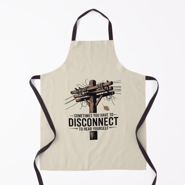 Item preview, Disconnect to Hear Yourself – Vintage Illustration designed and sold by Don't Crack Art.