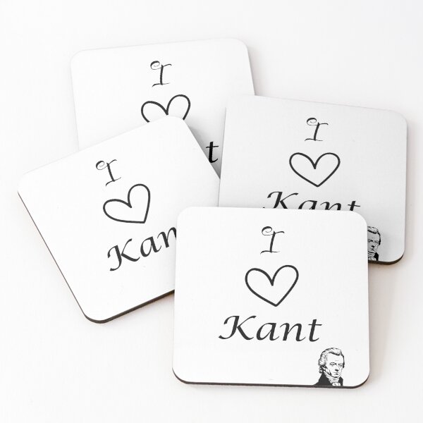 Item preview, I Love Kant - Immanuel Kant - Philosopher  designed and sold by Scrappy Gardeners.