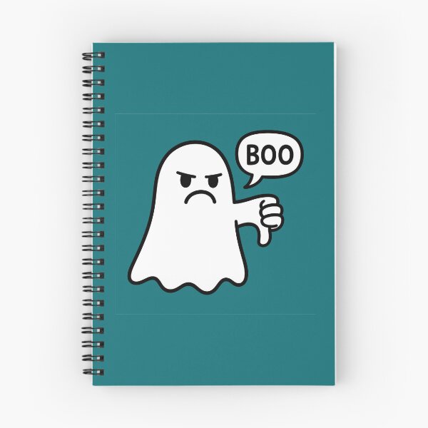 Item preview, Funny Ghost of Disapproval Meme – Angry Boo with Thumbs Down designed and sold by AS94 Creative Designs.