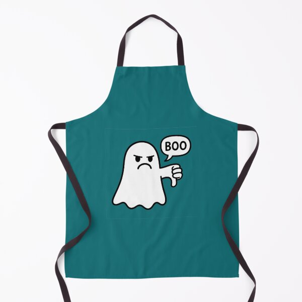 Item preview, Funny Ghost of Disapproval Meme – Angry Boo with Thumbs Down designed and sold by AS94 Creative Designs.