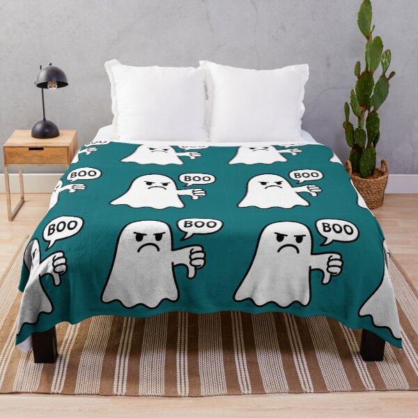 Item preview, Funny Ghost of Disapproval Meme – Angry Boo with Thumbs Down designed and sold by AS94 Creative Designs.