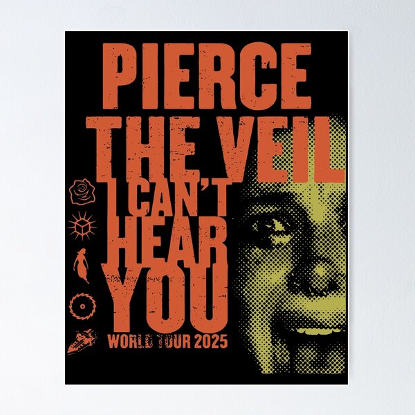Item preview, Pierce The Veil I Can't Hear You World Tour  designed and sold by JoshuaSCT.