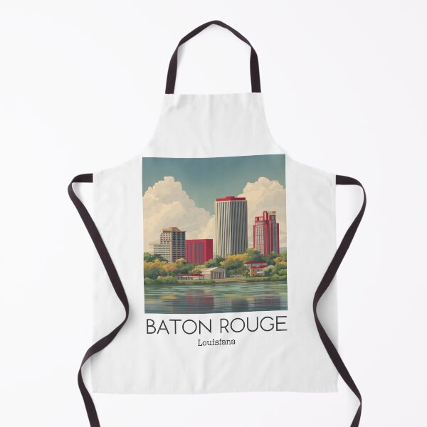Item preview, A Vintage Illustration of Baton Rouge - Louisiana designed and sold by GoodOldVintage.