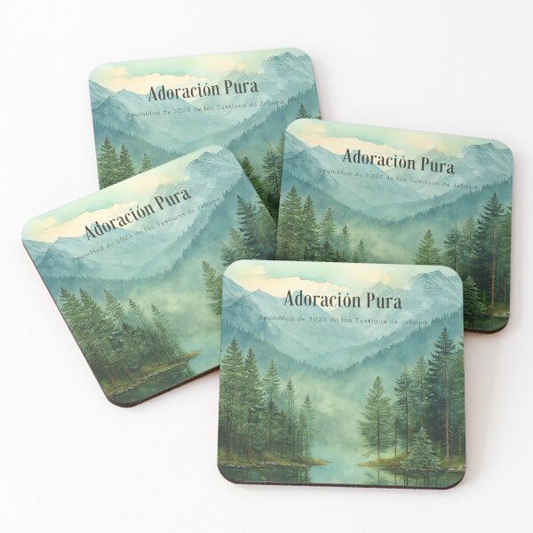Item preview, Adoración Pura 2025 | Asamblea JW Español | Paisaje Acuarela con Lago designed and sold by Kishaprints.
