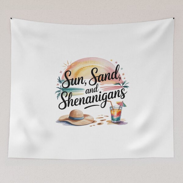 Artikelvorschau, Sonne, Sand und Shenanigans Boho Sommerstrand entworfen und verkauft von MagicWander.