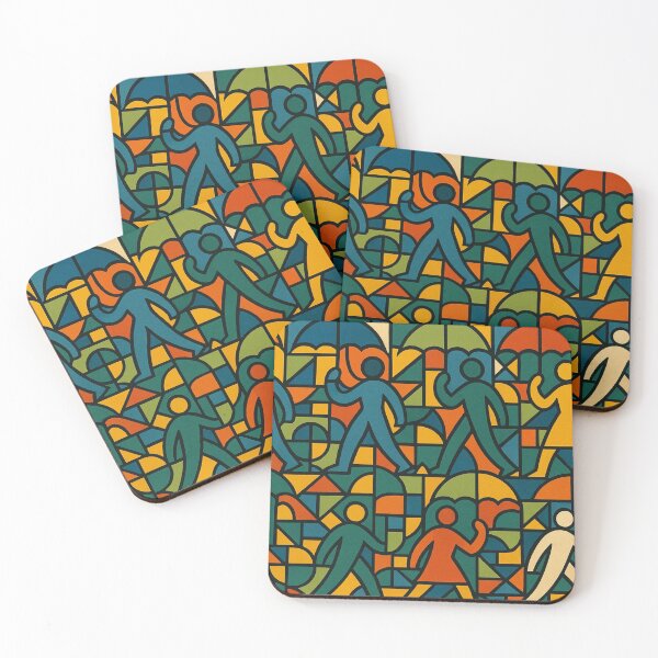 Item preview, Colorful umbrella dance patterns designed and sold by Sigtrix.