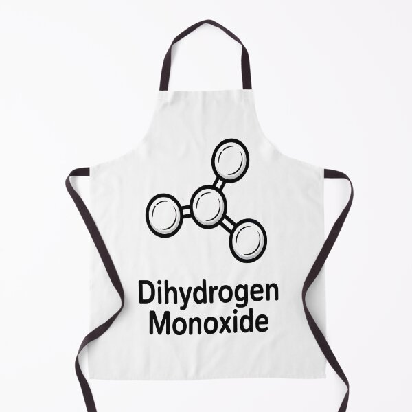 Item preview, Dihydrogen Monoxide Molecule Chemistry Sticker designed and sold by stylishsketcher.