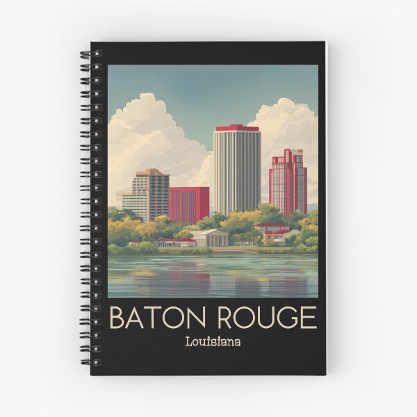Item preview, A Vintage Illustration of Baton Rouge - Louisiana designed and sold by GoodOldVintage.