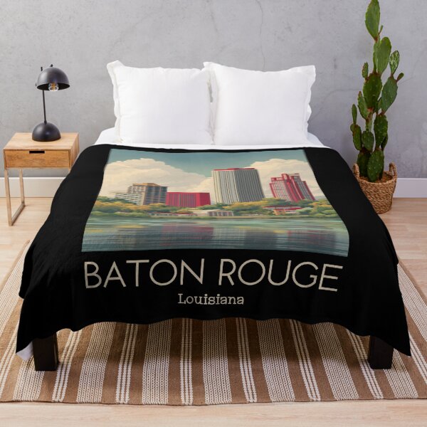 Item preview, A Vintage Illustration of Baton Rouge - Louisiana designed and sold by GoodOldVintage.