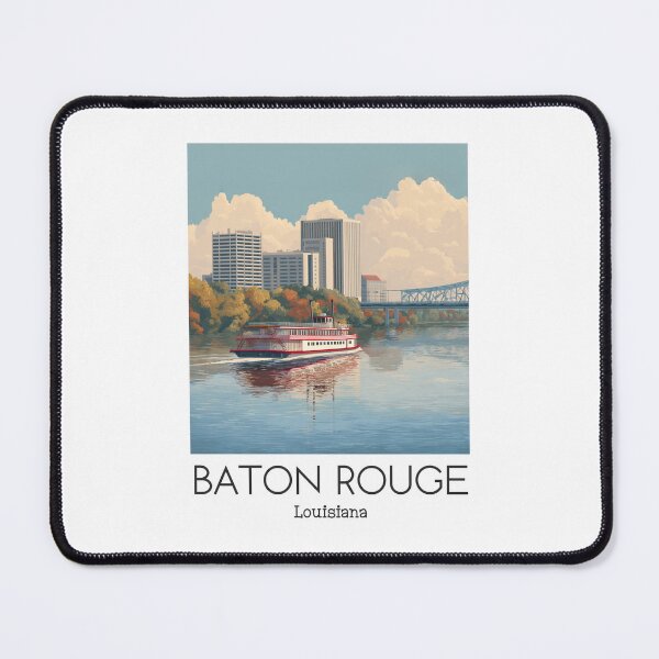 Item preview, A Vintage Illustration of Baton Rouge - Louisiana designed and sold by GoodOldVintage.