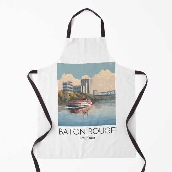 Item preview, A Vintage Illustration of Baton Rouge - Louisiana designed and sold by GoodOldVintage.