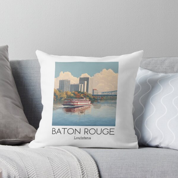 Item preview, A Vintage Illustration of Baton Rouge - Louisiana designed and sold by GoodOldVintage.