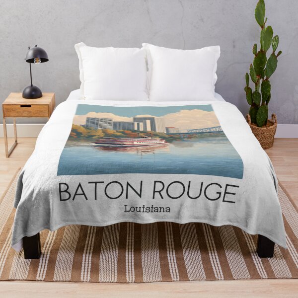 Item preview, A Vintage Illustration of Baton Rouge - Louisiana designed and sold by GoodOldVintage.