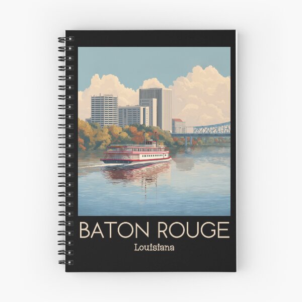 Item preview, A Vintage Illustration of Baton Rouge - Louisiana designed and sold by GoodOldVintage.