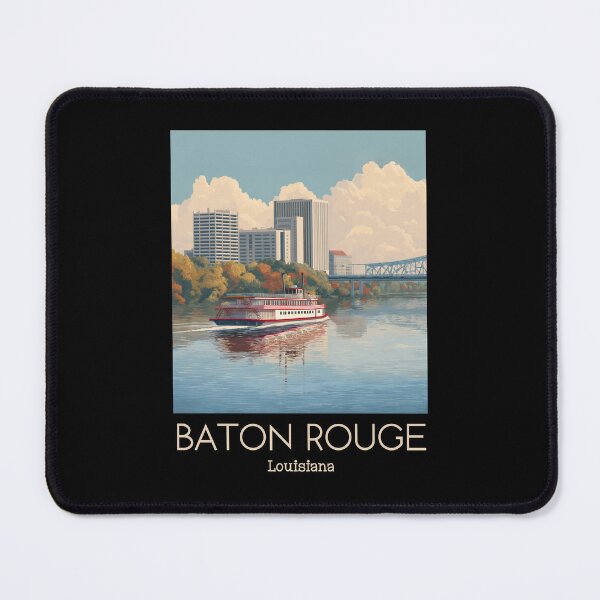 Item preview, A Vintage Illustration of Baton Rouge - Louisiana designed and sold by GoodOldVintage.