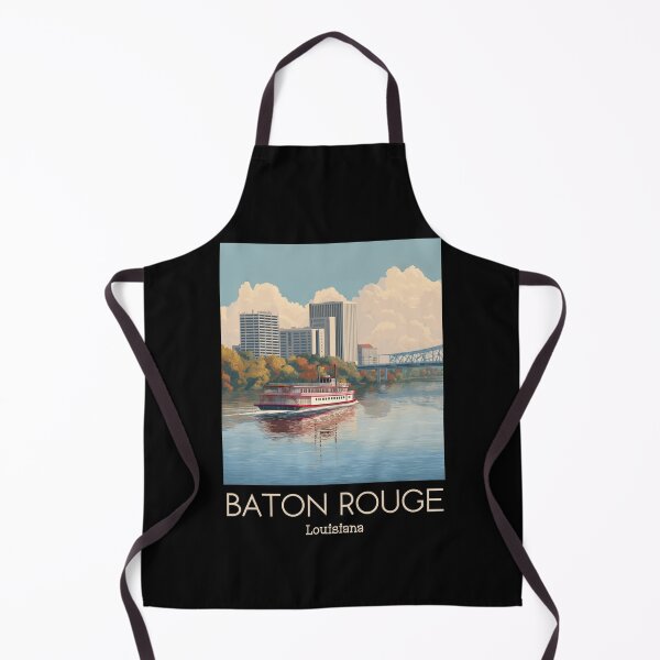 Item preview, A Vintage Illustration of Baton Rouge - Louisiana designed and sold by GoodOldVintage.