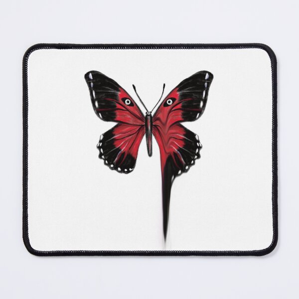 Item preview, Dripping Liquid Red & Black Butterfly Concept Art Illustration designed and sold by Scarlet Swan.