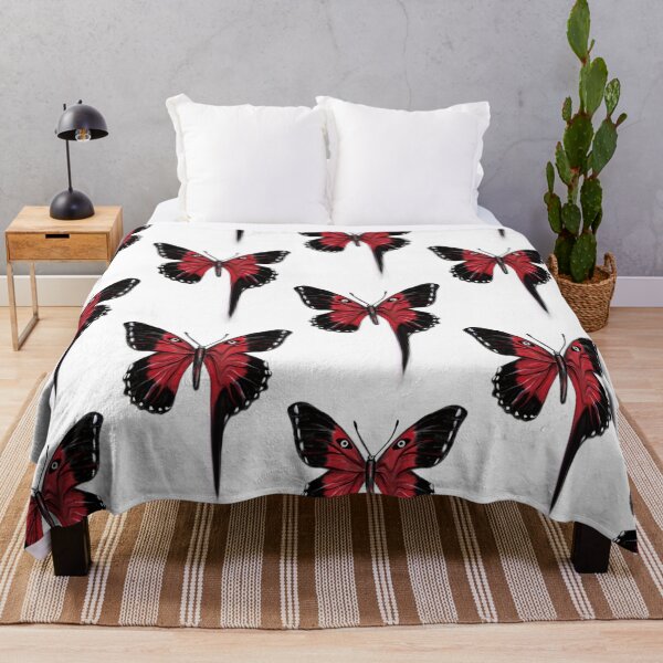 Item preview, Dripping Liquid Red & Black Butterfly Concept Art Illustration designed and sold by Scarlet Swan.