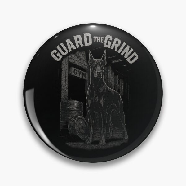 Item preview, Guard the Grind – Doberman Gym Sentinel Design designed and sold by Rep by Rep.