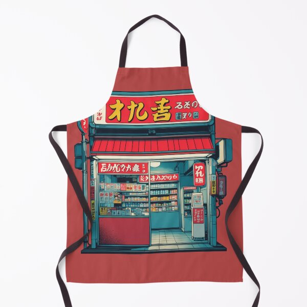 Item preview, Retro Japanese Storefront - Night Market Vibes designed and sold by Anno Meister.