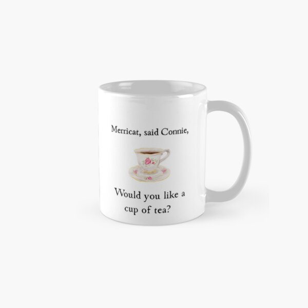 Item preview, Merricat, Said Connie, Would You Like a Cup of Tea - We Have Always Lived in the Castle designed and sold by Scrappy Gardeners.