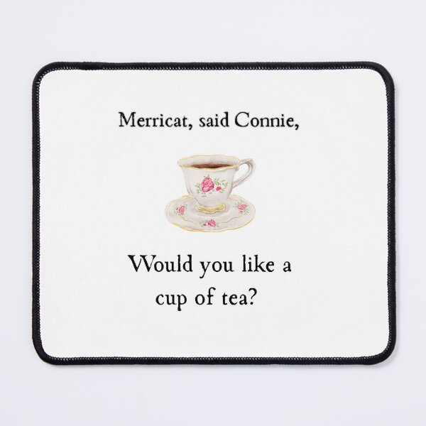 Item preview, Merricat, Said Connie, Would You Like a Cup of Tea - We Have Always Lived in the Castle designed and sold by Scrappy Gardeners.
