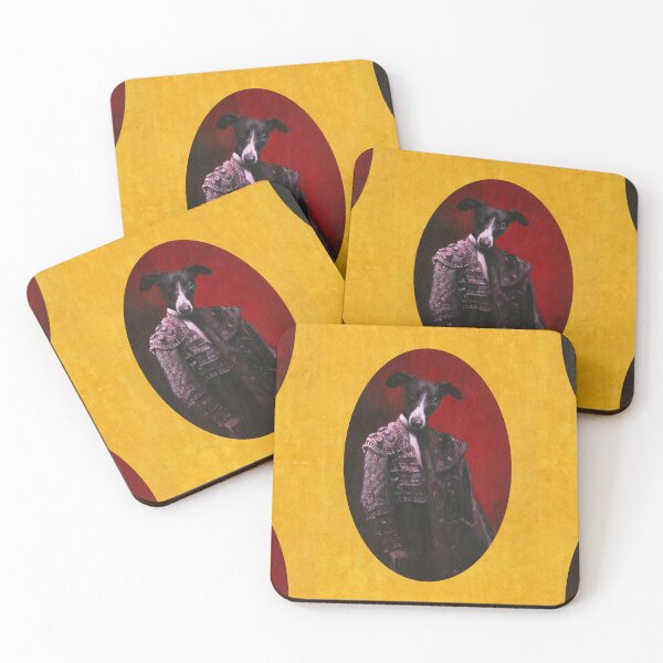 Item preview, Whippet Matador On Gold designed and sold by mictomart.
