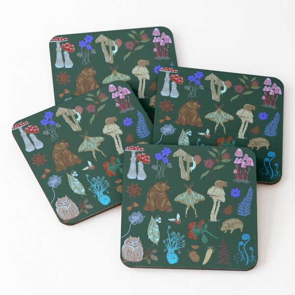 Item preview, Nocturnal Forest friends Illustration designed and sold by Donatella Marina Rufrano.