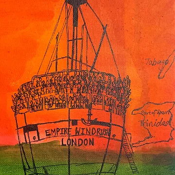 Artwork thumbnail, Windrush by Tortoise and Flower