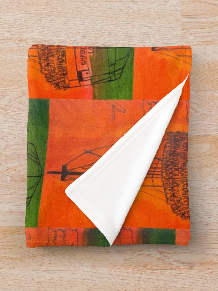 Thumbnail 3 of 6, Throw Blanket, Windrush designed and sold by Tortoise and Flower .