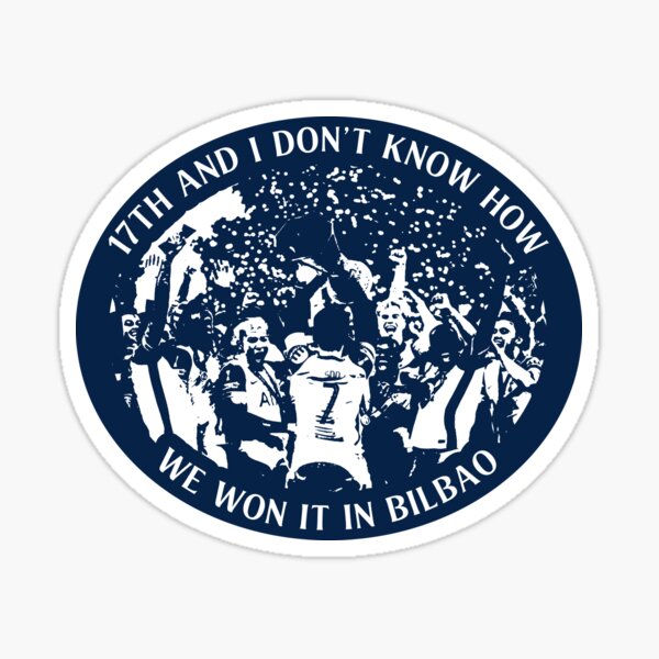 Vista previa del artículo con la obra «Tottenham 17 y no sé cómo ganamos en Bilbao», diseñado y vendido por Digital Spurs.