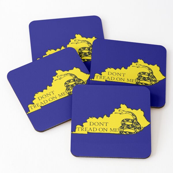 Item preview, Copy of WEST VIRGINIAN - Libertarian - Don't Tread On Me Gadsden Snake on WEST VIRGINIA Map on Blue default background, #020279 designed and sold by pelagio.
