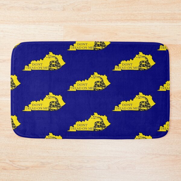 Item preview, Copy of WEST VIRGINIAN - Libertarian - Don't Tread On Me Gadsden Snake on WEST VIRGINIA Map on Blue default background, #020279 designed and sold by pelagio.