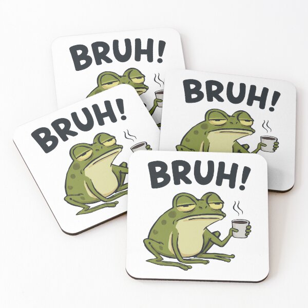 Item preview, Funny meme - Bruh Frog designed and sold by hamishby.