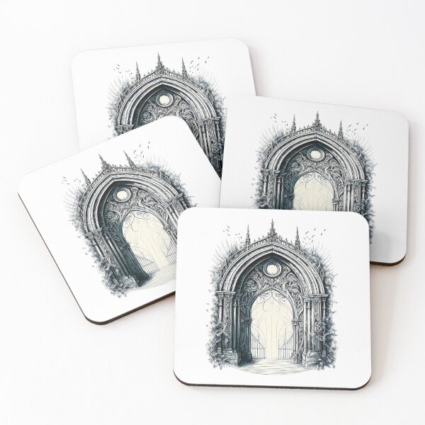 Item preview, Majestic Entrance: Ornate Gothic Cathedral Entrance designed and sold by ShadowAndSlate.