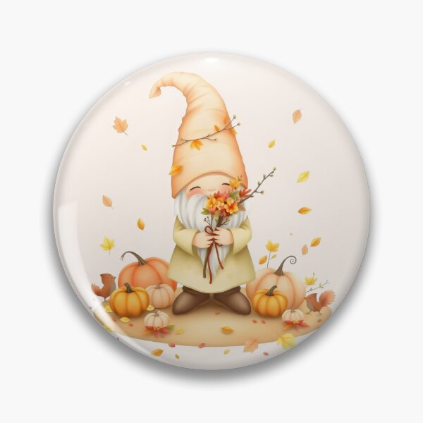 Item preview, Fall Gnome in Dreamy Pastels designed and sold by NaughtyMeow.