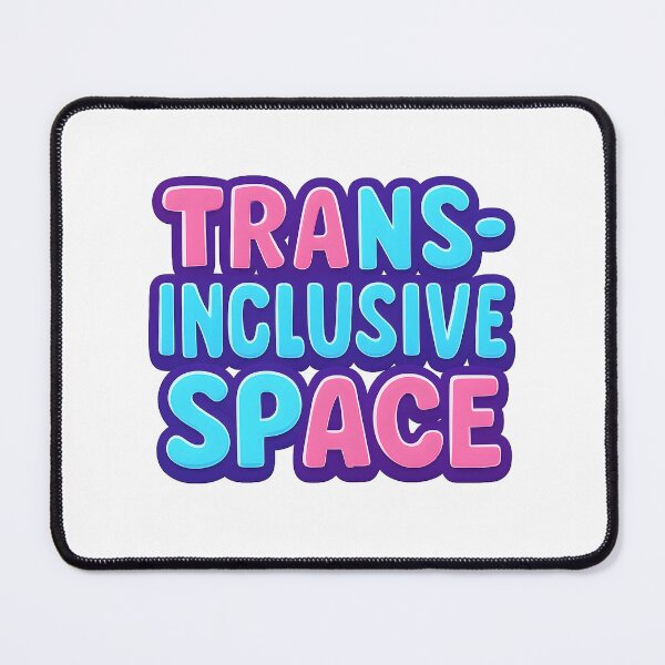 Item preview, Trans Inclusive Space – Bold Neon Design designed and sold by Haus Of Sin.