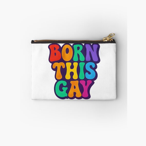 Item preview, Born This Gay – Vibrant Pride Typography designed and sold by Haus Of Sin.