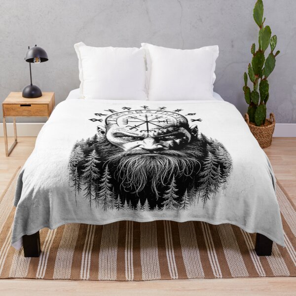 Item preview, Viking Warrior Mind Norse Mythology Nordic Runes Forest designed and sold by GrandeDuc.