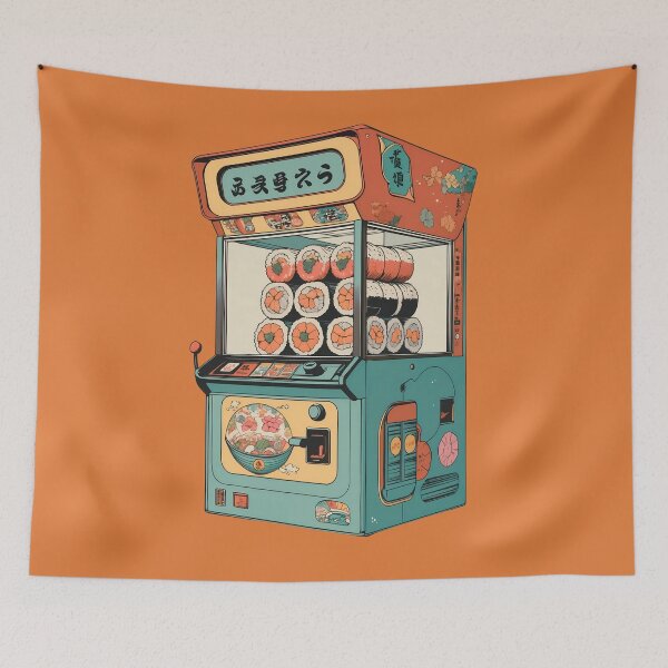 Item preview, Sushi Claw arcade – Retro Japanese Arcade Vibes designed and sold by Anno Meister.
