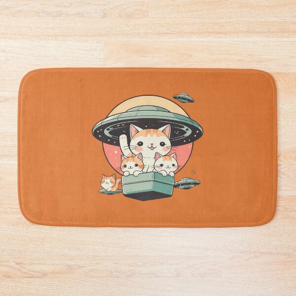 Item preview, Kawaii UFO Cats – Space Invasion with Adorable Kittens designed and sold by Anno Meister.