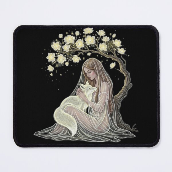 Item preview, Glowing Fox and Forest Maiden designed and sold by PixCthulhu.