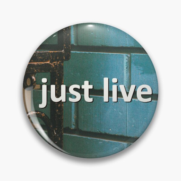 Item preview, Motivating poster “just live.” designed and sold by RinaZik.