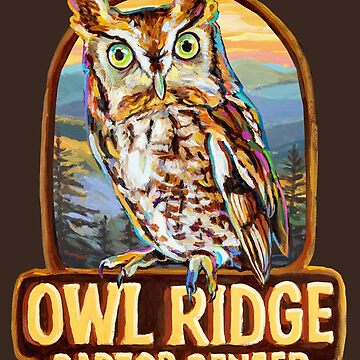 Artwork thumbnail, Owl Ridge Raptor Center Eastern Screech Owl Nugget by OwlRidgeRaptor