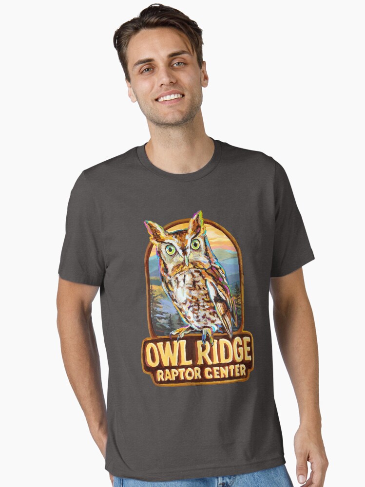 Thumbnail 1 of 7, Essential T-Shirt, Owl Ridge Raptor Center Eastern Screech Owl Nugget designed and sold by OwlRidgeRaptor.