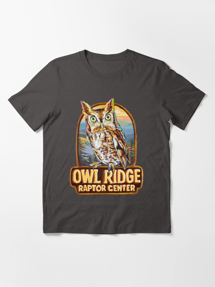 Thumbnail 3 of 7, Essential T-Shirt, Owl Ridge Raptor Center Eastern Screech Owl Nugget designed and sold by OwlRidgeRaptor.