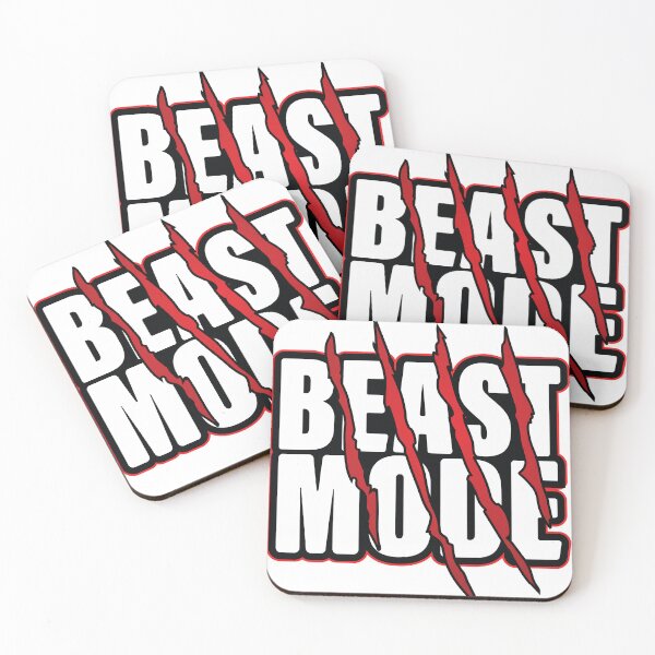 Item preview, Beast Mode Sticker designed and sold by LazyCreativeCo.