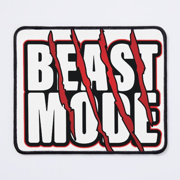 Item preview, Beast Mode Sticker designed and sold by LazyCreativeCo.